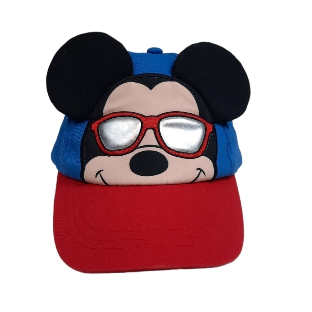 Mickey Mouse Toddler Hat Adjustable Strap Mickey Ears Walt Disney World One Size